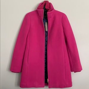 Jcrew lodge coat Italian Stadium Cloth Wool NEW